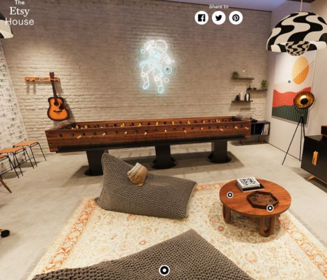 etsy house augmented reality in action